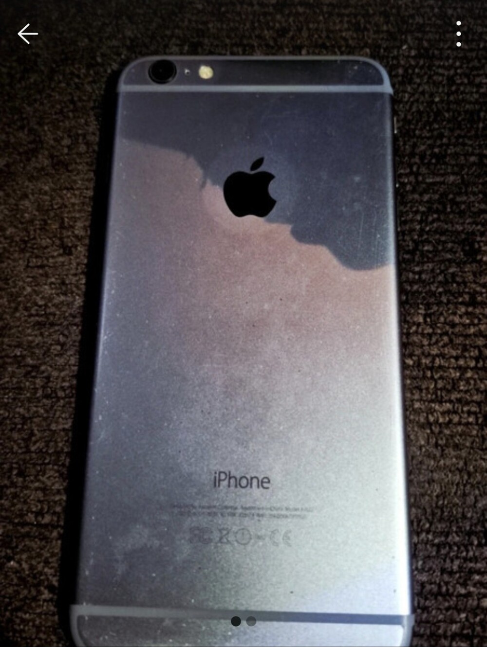Apple iPhone - Space Gray Back